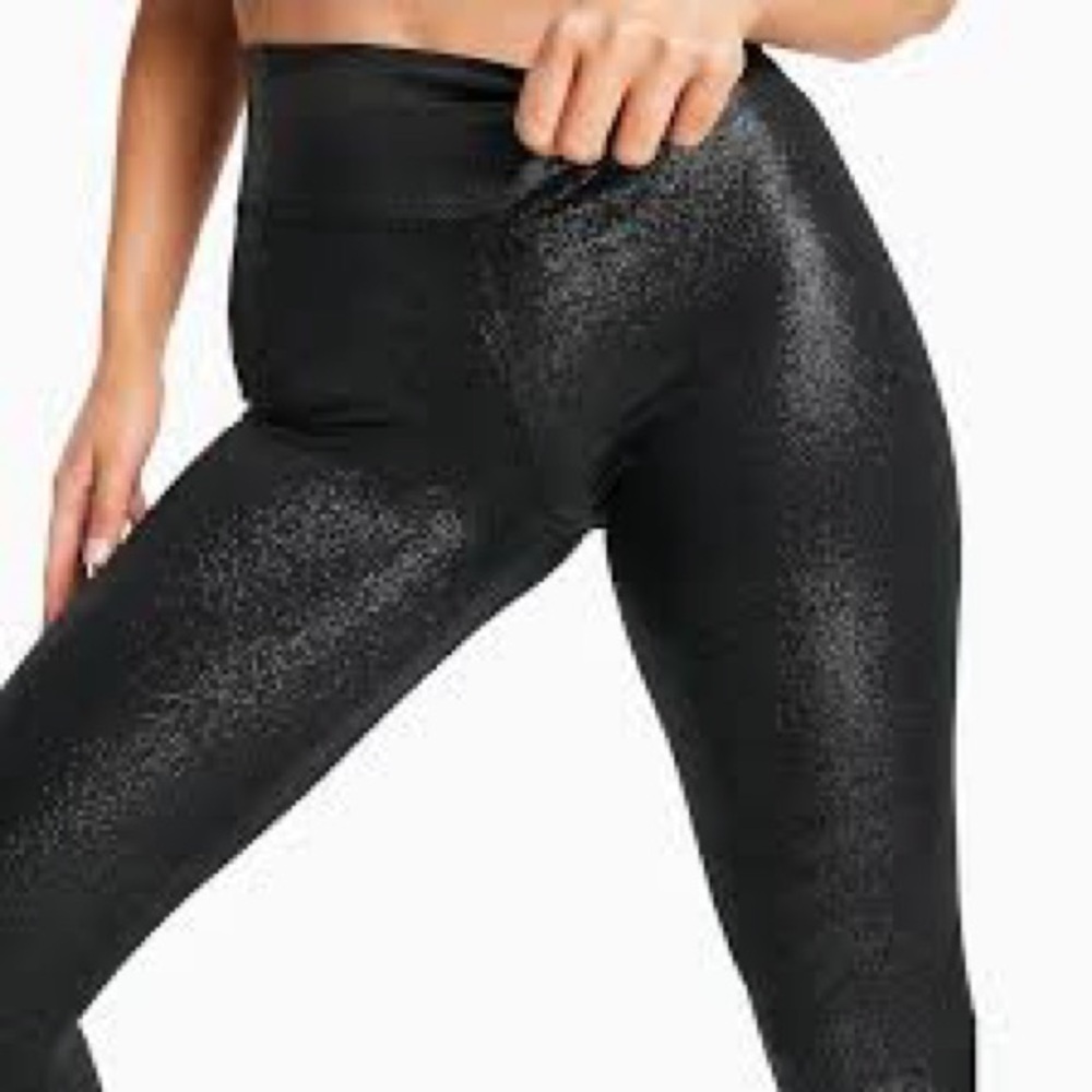 Nike Training Sparkle One Shimmering Black Women's Leggings Small